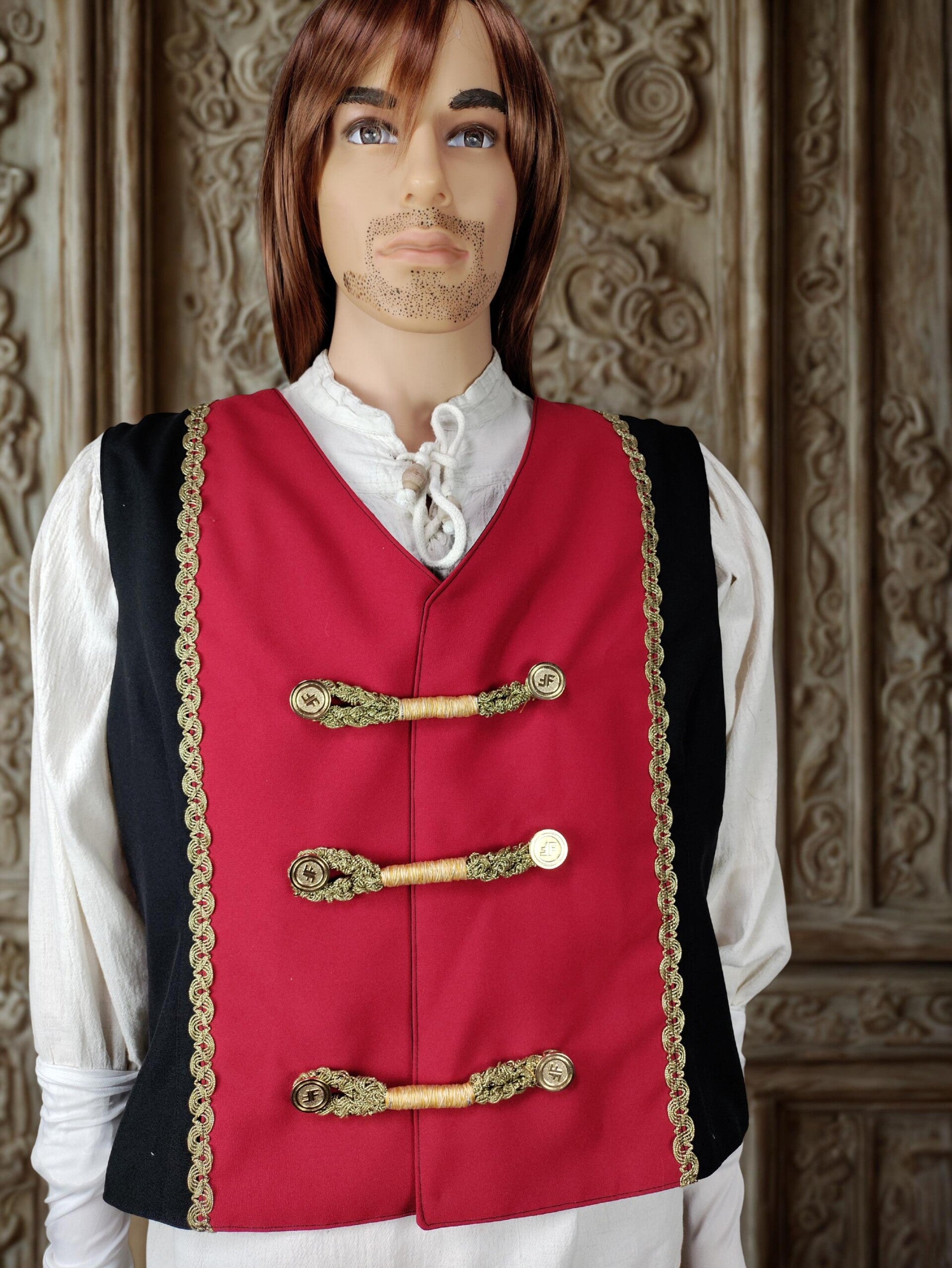 Aristocratic Gilet, Circus Costume, Military Style