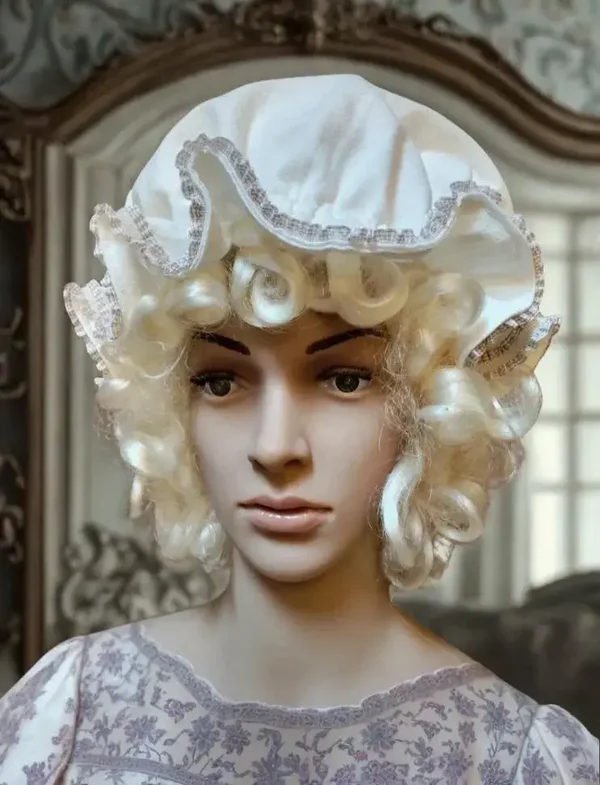 Historical Bonnet Reversible Cotton Cap