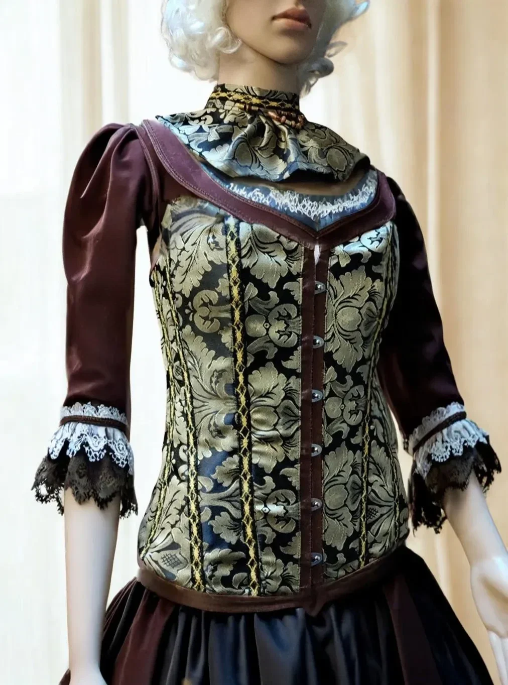 Luxury Baroque Brocade Corset