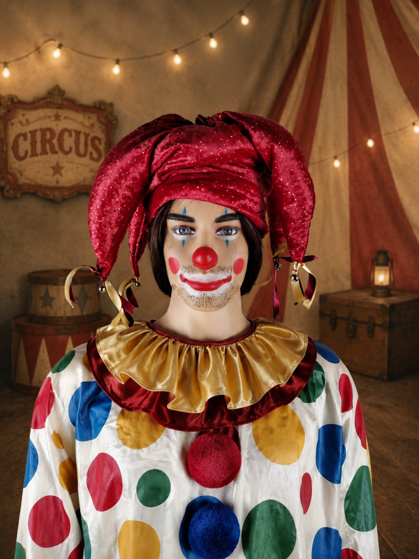 Red Big Fool’s Cap - Clown's Circus Core