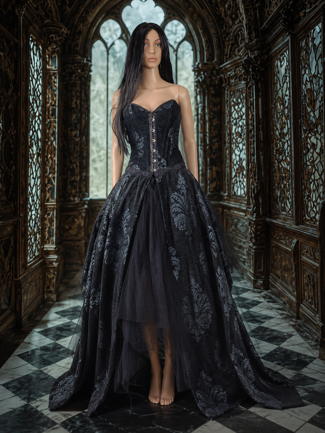 Gothic Baroque Corset Dress