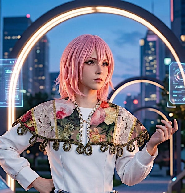 Cosplay Exclusive Fantasy Capelet – Futuristic Noble Collar