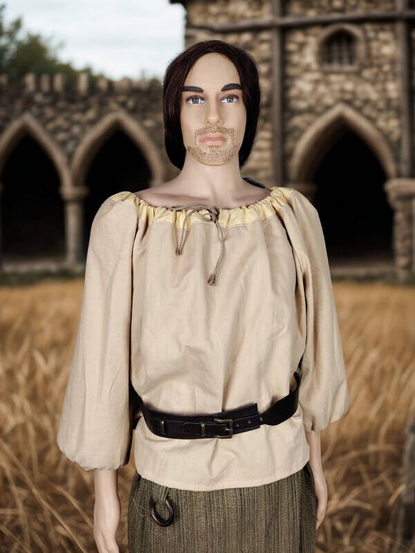 Medieval Linen Cotton Shirt