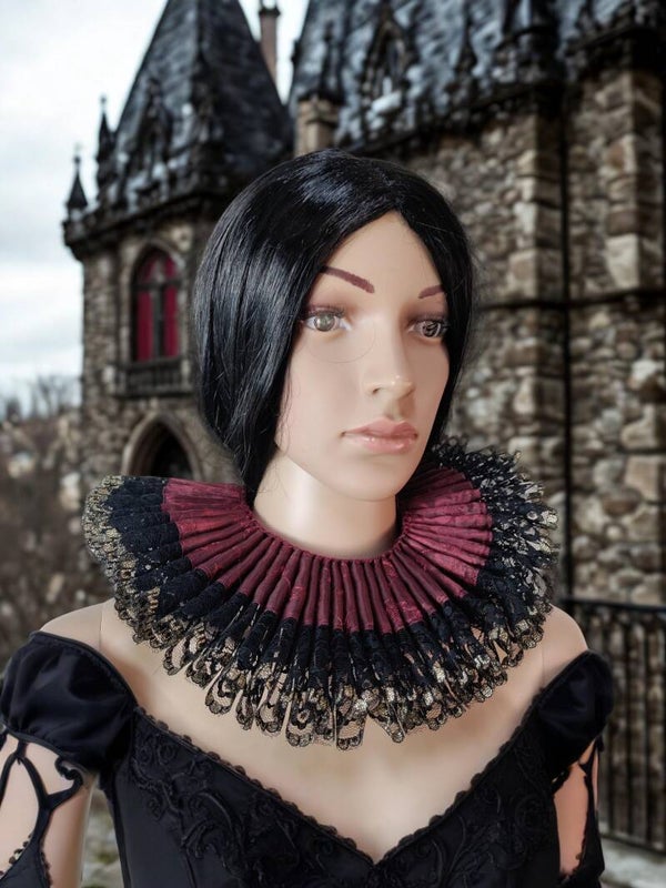 Baroque Burlesque Gothic Ruff Collar