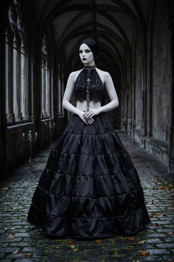 Gothic Lace Chest Collar