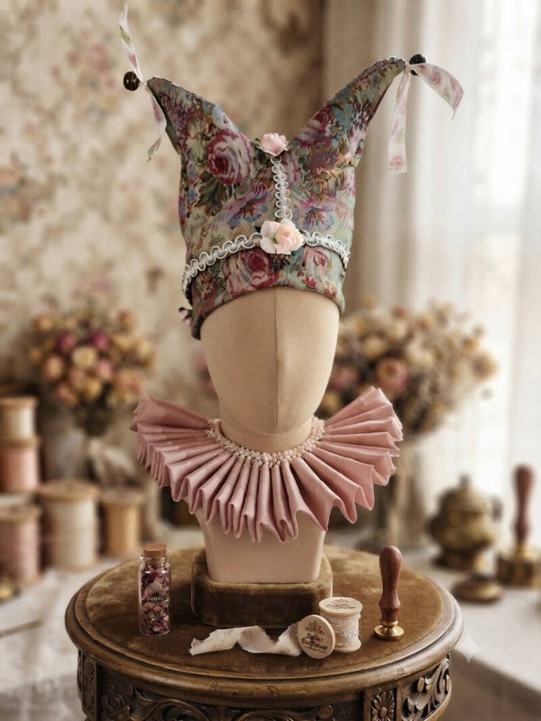 Renaissance Harlequin Hat I Baroque Headpiece