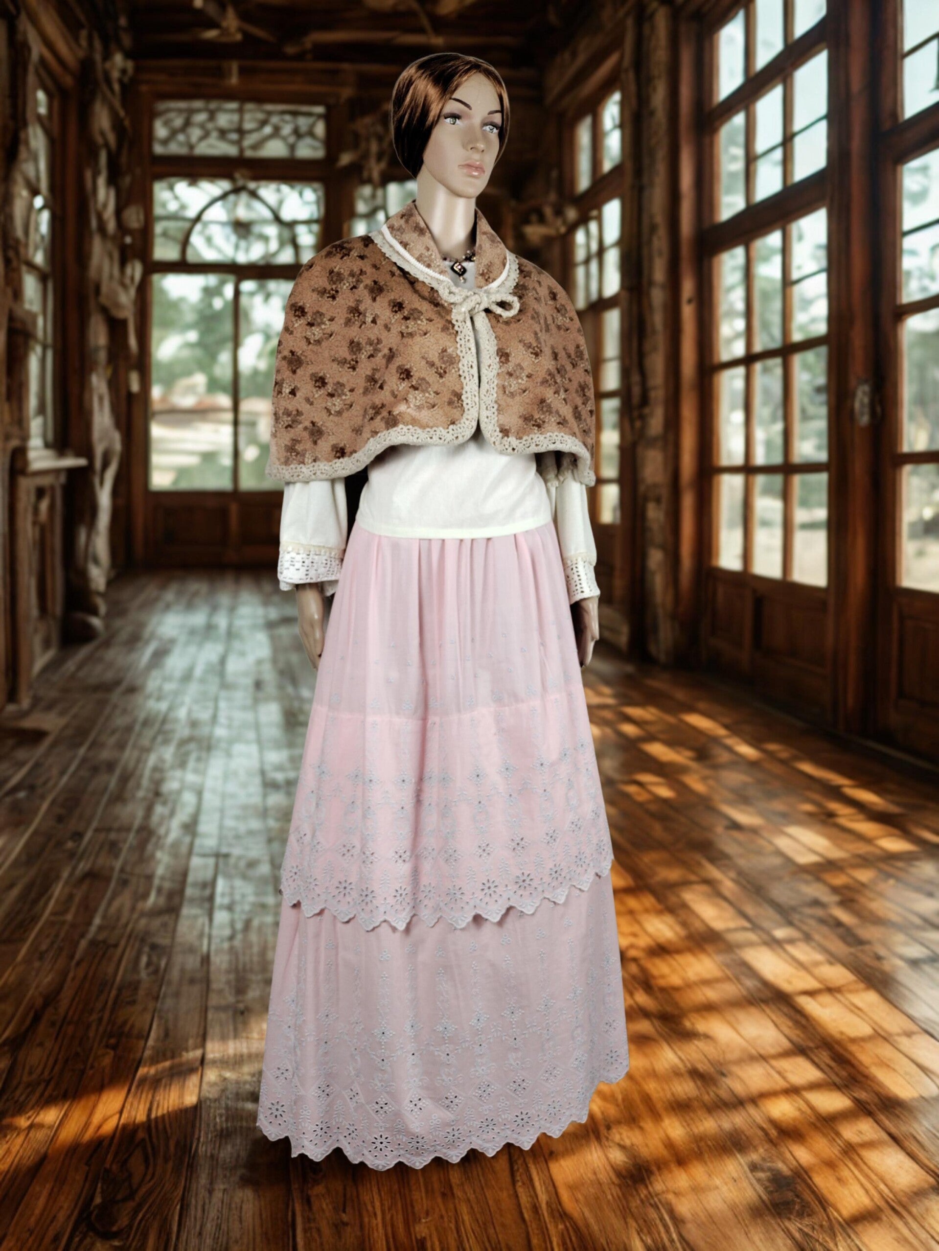 Victorian & Vintage Long Romantic Skirt