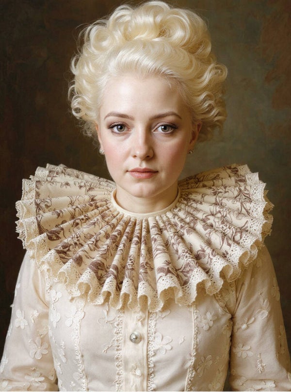 Baroque Ruff Collar Dramatic Fantasy
