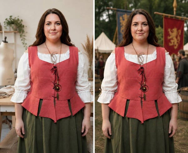 Plus Size Medieval LARP Vest | Made to Measure