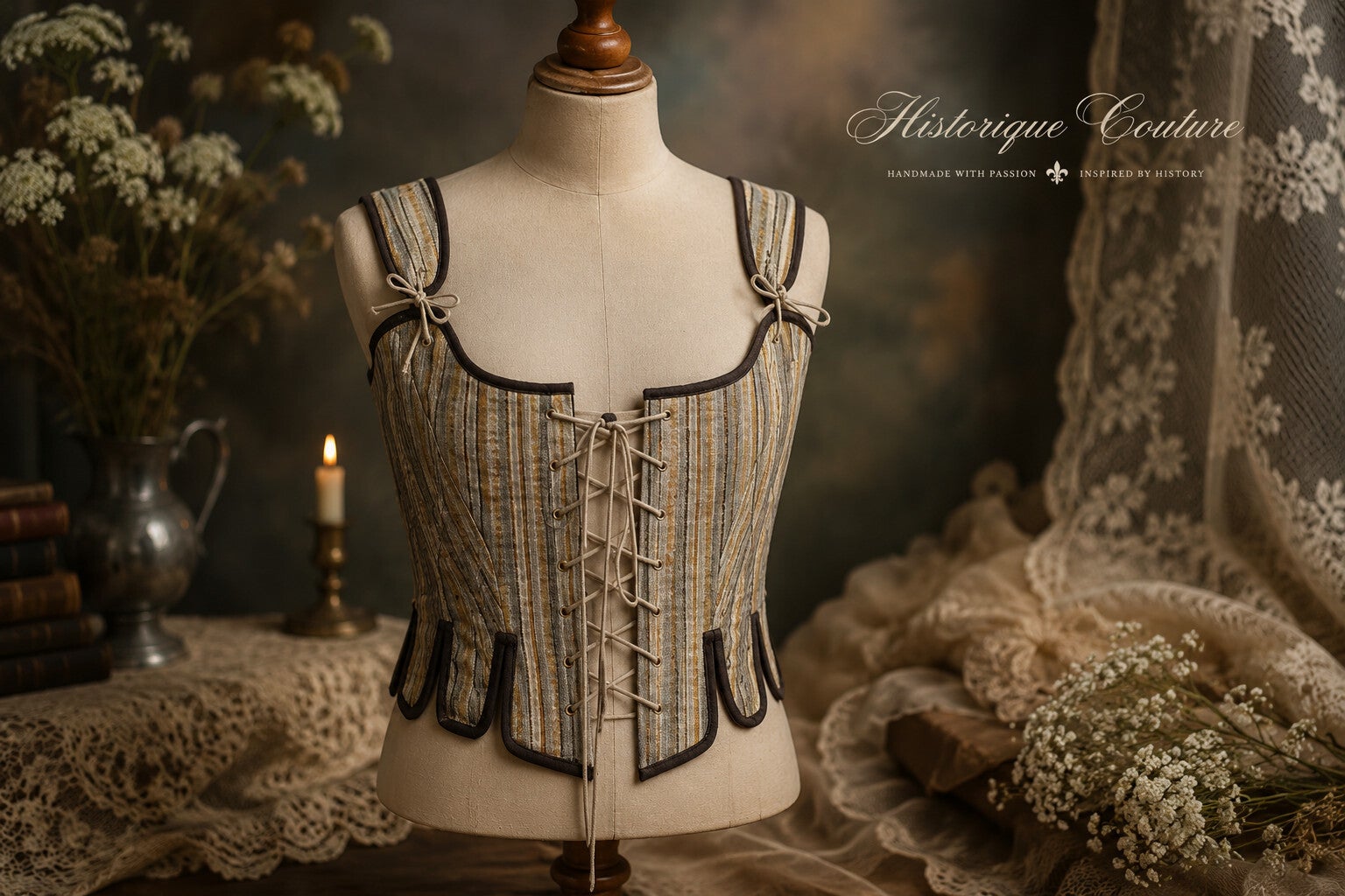 Custome Made Medieval Corset, XS-XXXL