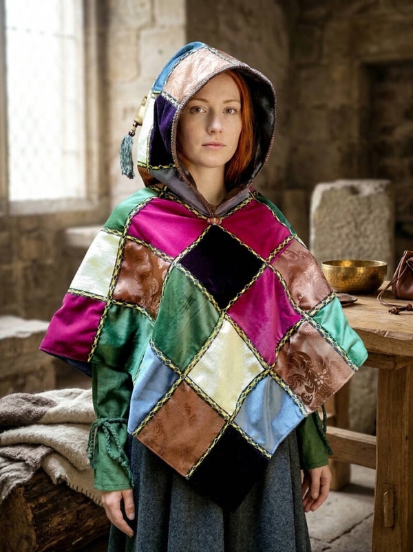 Artisan Patchwork Skjoldehamn Vikinghood