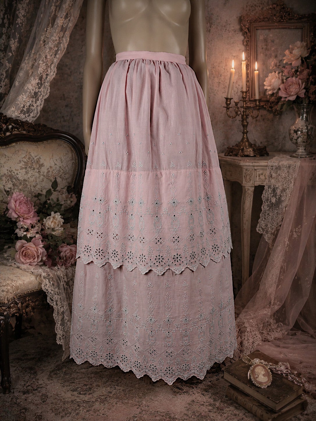 Victorian & Vintage Long Romantic Skirt