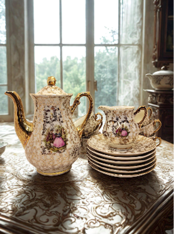 Mosa Maastricht Tea Set Victorian Style