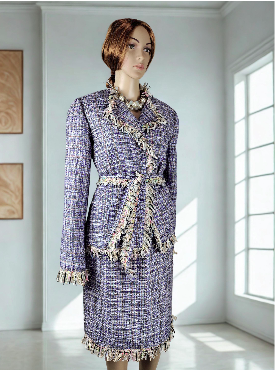 Summer Bouclé Skirt Suit Couture