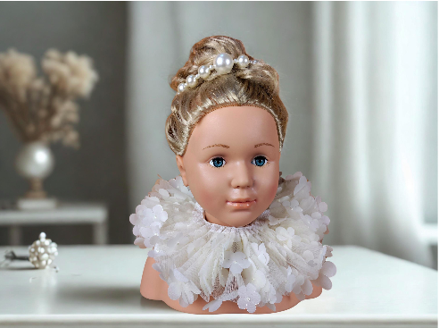 Delicate Renaissance Ruff Collar for Children