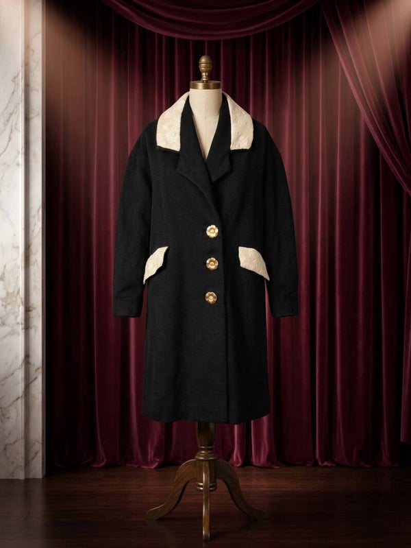 Authentic Vintage Wool Coat – 1920s–1950s