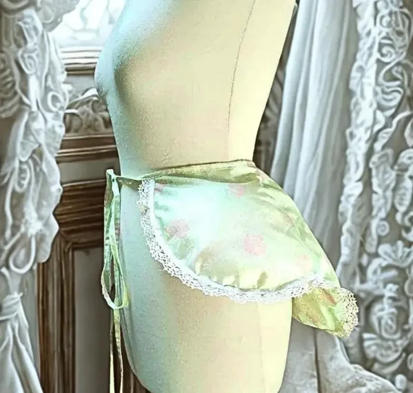 Victorian Silk Bustle Pad Hip Cushion - S