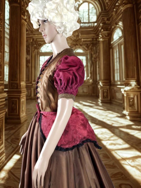 Red Gothic Victorian Bustle Pad Bump