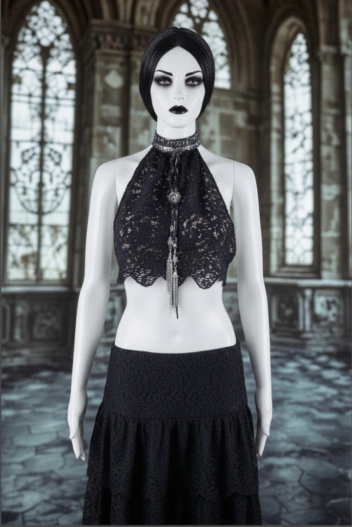 Gothic Lace Chest Collar