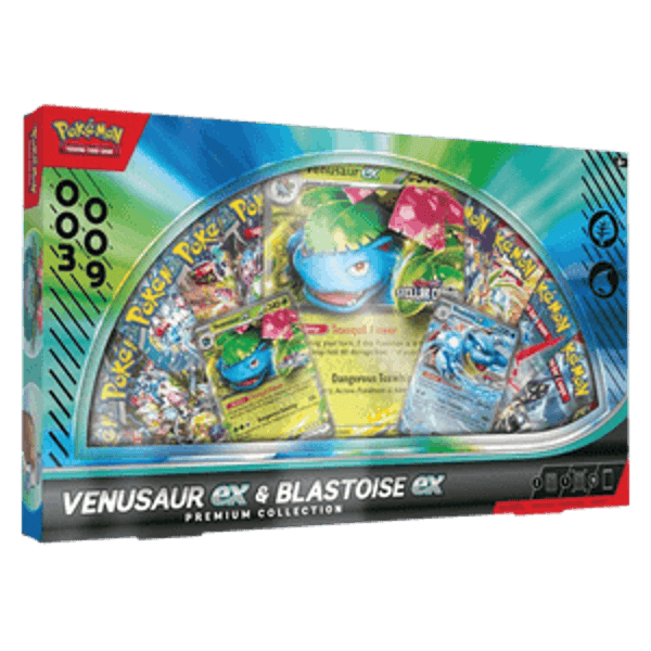 Venusaur ex & Blastoise ex Premium Collection