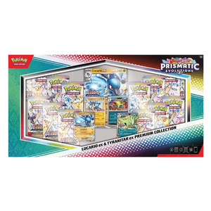 Prismatic Evolutions: Lucario ex & Tyranitar ex Premium Collection