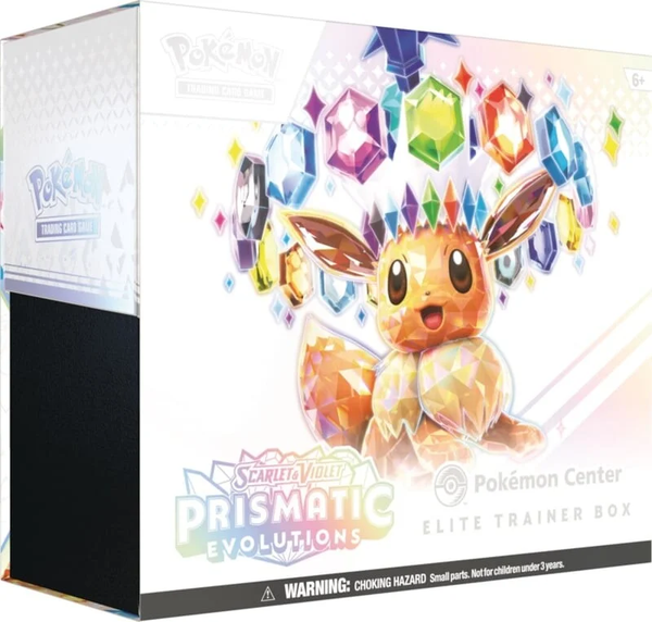 Prismatic Evolutions Pokémon Center Elite Trainer Box