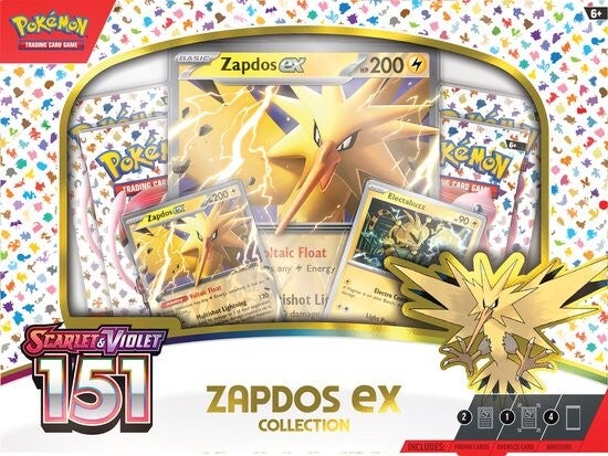 151 Zapdos EX Box