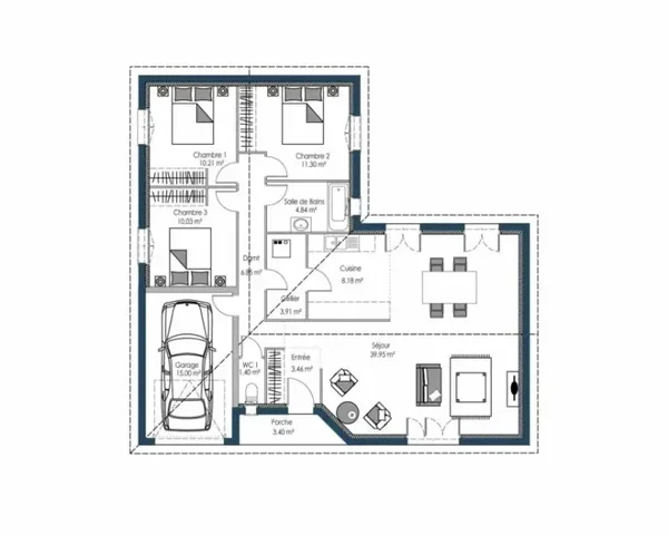 Plan d'aménagement intérieur