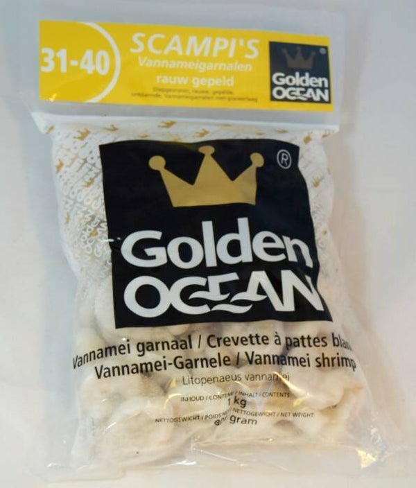 Scampi Vannamei 31/40 gepeld | Diepvries (art. 614)