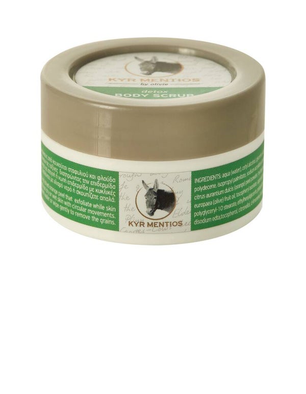 BODYSCRUB Ezelinnenmelk & 100% biologische Olijfolie, Exfoliërend