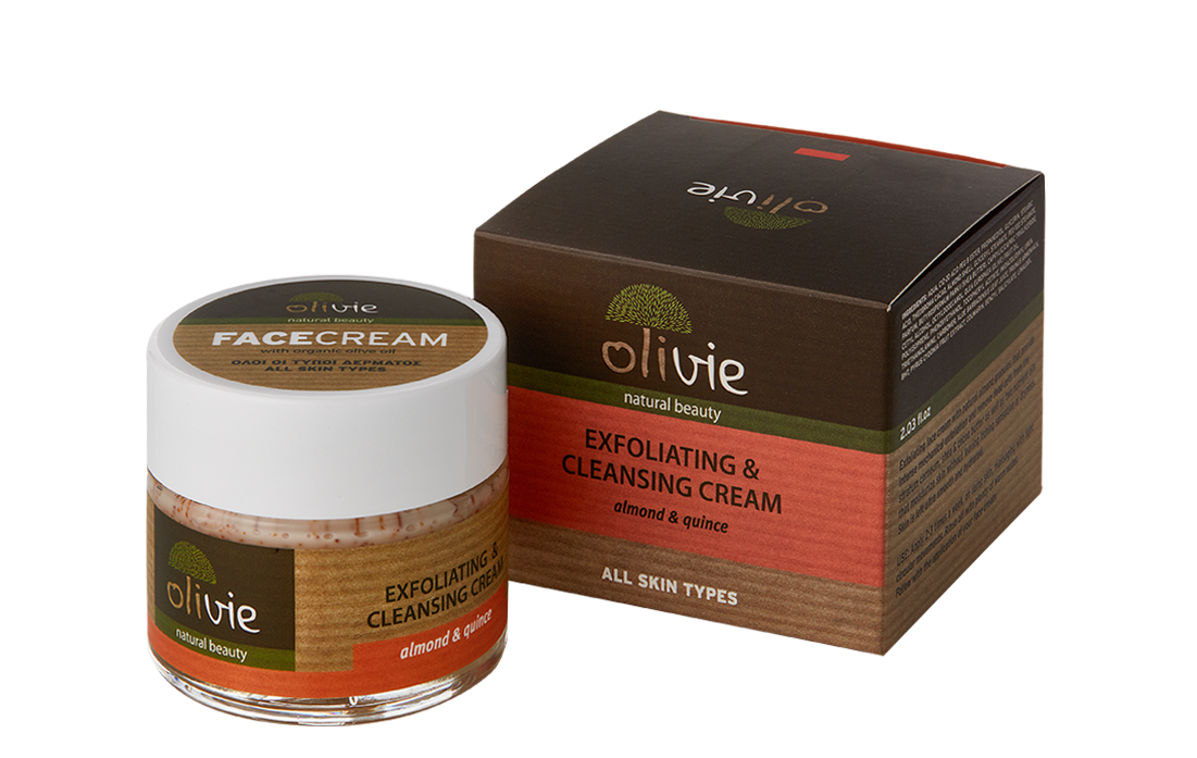 SCHRUB CRÈME & REINIGENDE CRÈME Amandel, Kweepeer & biologische olijfolie