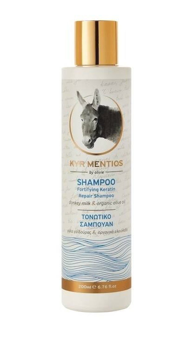 SHAMPOO Hydraterend, keratine herstellend & Ezelinnenmelk
