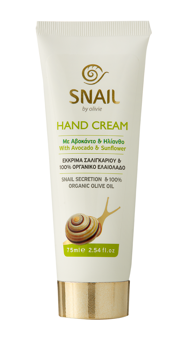 HANDCRÈME Slakkenslijm, avocado & 100% biologische olijfolie & zonnebloemzaadolie