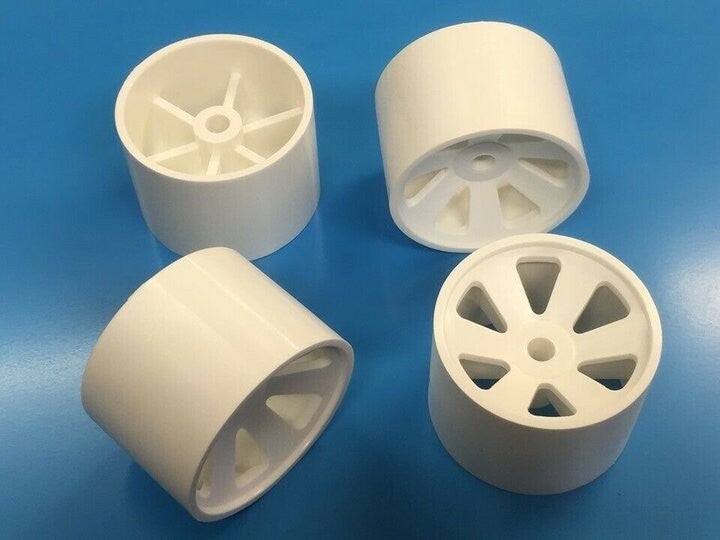 Nitro Stockcar Hot Rod Wheels White