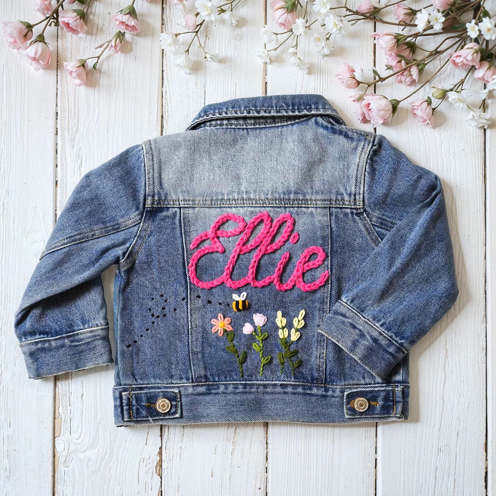 Giacca jeans bambina