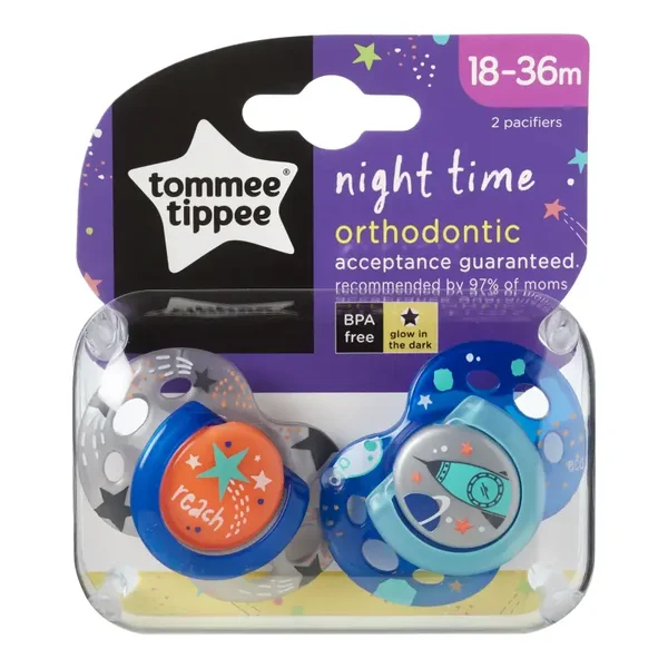 Nighttime Pacifier 18-36m (2-pack)