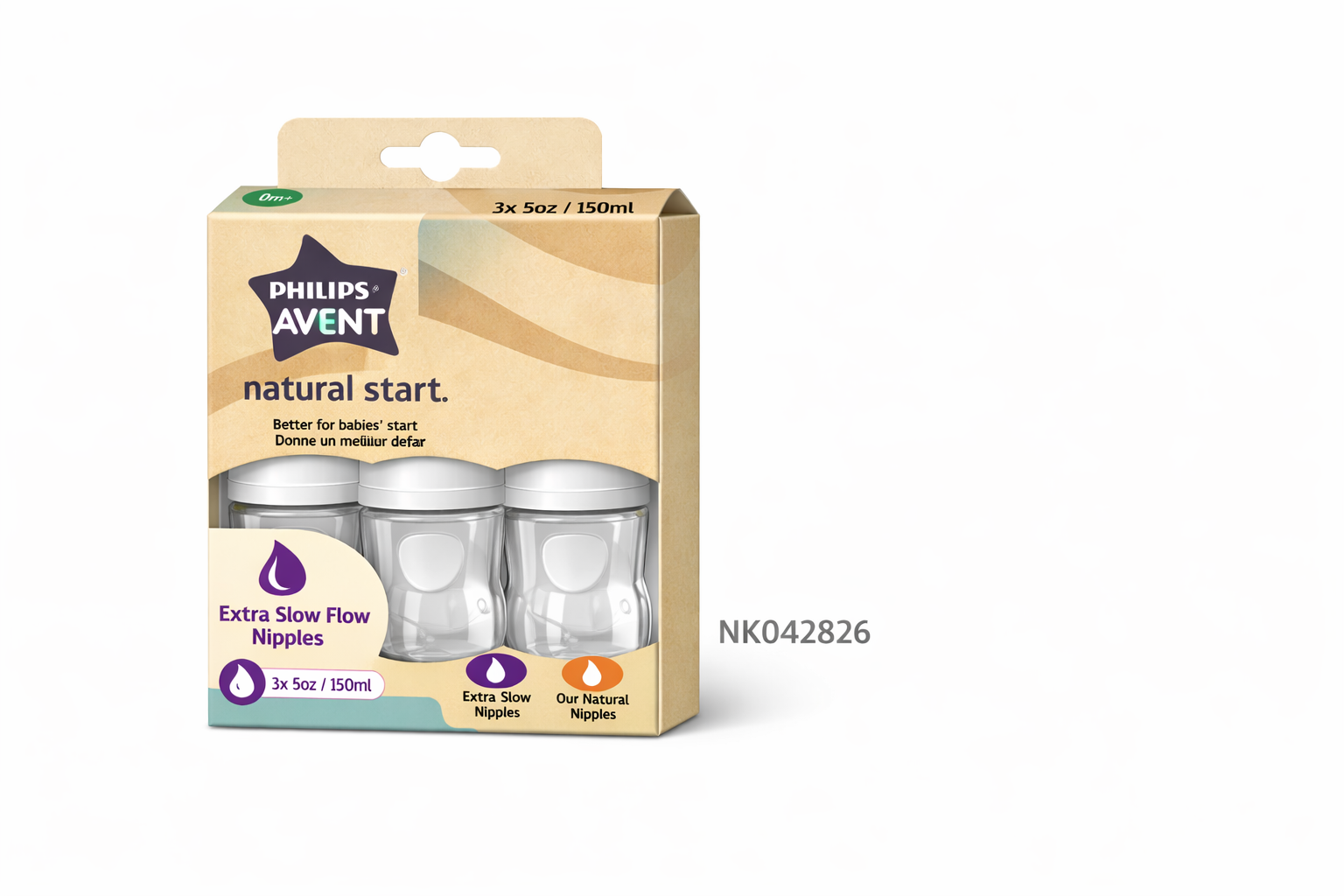 Natural Start 5oz Bottles (3-pack)