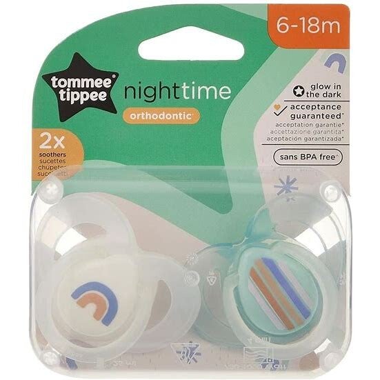ultra ligth Nighttime Pacifier 6-18m (2-pack)