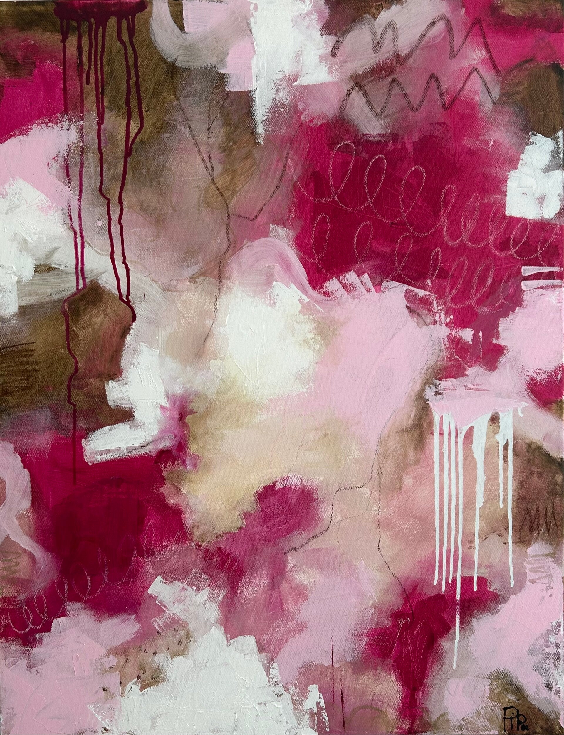 BROWN CANDY - canvas 70/90cm- 3D     1/2