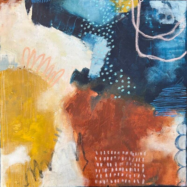 Abstract 50/50cm.   Dotty