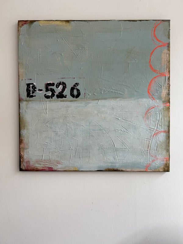 Canvas 60/60cm - industrial Blue