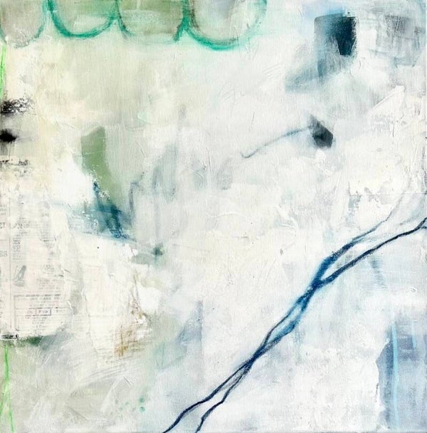 Canvas 50/50cm - Blue misty