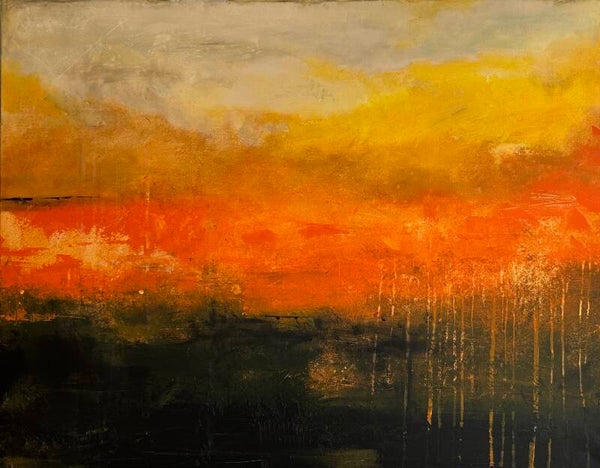 VULCANO VIBES - canvas 70/90cm - 3D