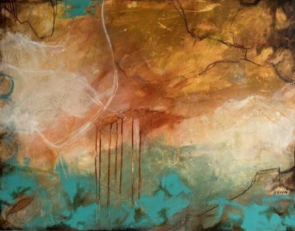 STORMY - canvas 70 op 90cm -3D