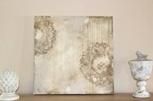 Textuur mandala flower - 3D -50 op 50cm