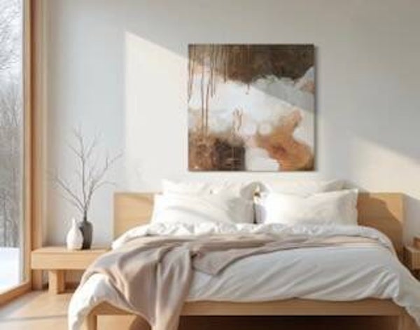 Abstract - ROSE CLOUD -3D - 50 op 50 cm