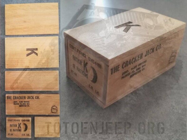 RATION K CRACKERS BOIS 1/8