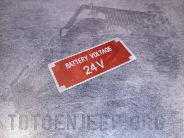 BATTERY 24V 120X40MM