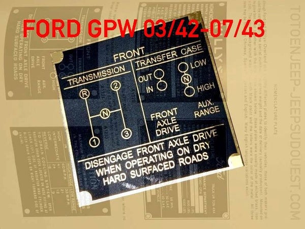 FRONT GPW 03/42-07/43