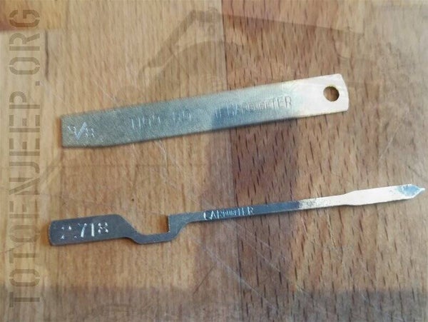 KIT REGLAGE CARBU CARTER